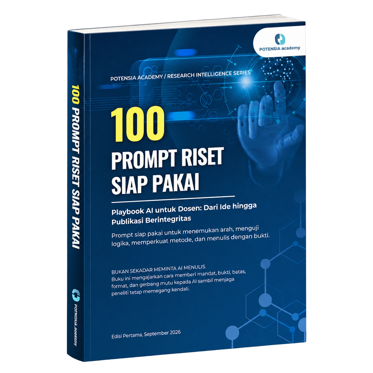 100 Prompt Riset Siap Pakai — Cover Ebook