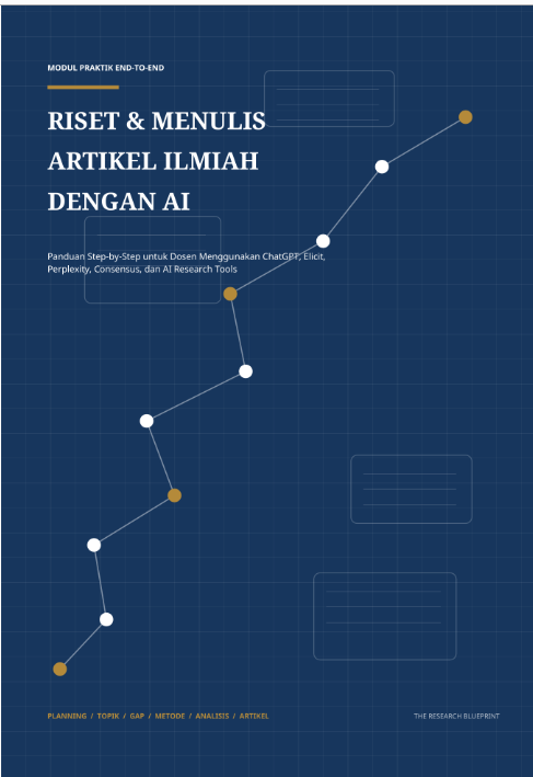 Riset dan Menulis Ilmiah dengan AI — Cover Ebook